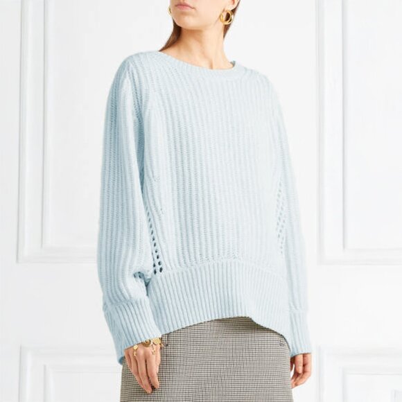 rag & bone Athena Cashmere Pullover in Blue - sz XXS - Picture 2 of 11